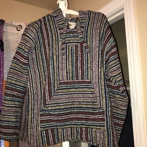 Thick multicolored hoodie!!🥰